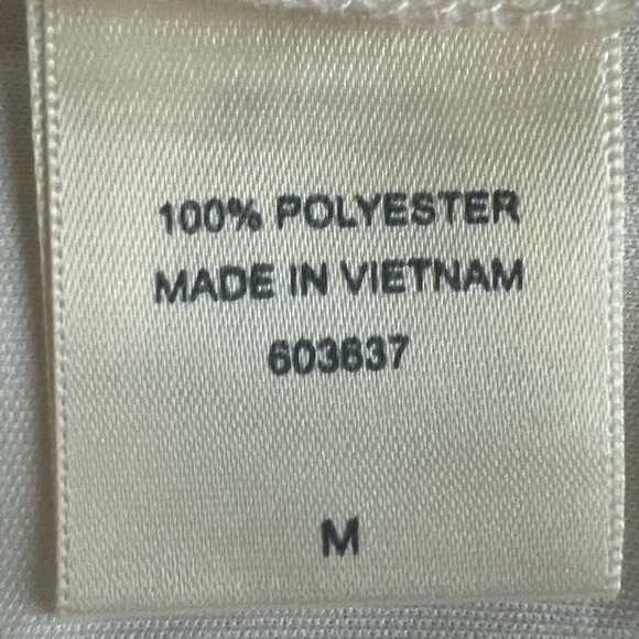 NWOT Blair Curved Hem White Tee & Elastic Waist Purple Pedal Pushers, Medium - Picture 5 of 16